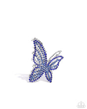 Load image into Gallery viewer, Paparazzi Fluttering Falsetto - Blue Claw Clip
