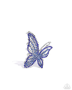 Paparazzi Fluttering Falsetto - Blue Claw Clip