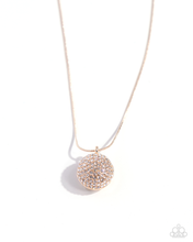 Load image into Gallery viewer, Paparazzi Bedazzled Bravado - Rose Gold Necklace
