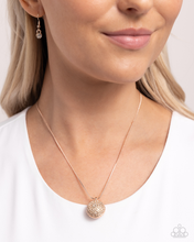 Load image into Gallery viewer, Paparazzi Bedazzled Bravado - Rose Gold Necklace
