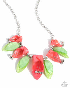 Paparazzi Garden Gaze - Multi Necklace (June 2024 Life Of The Party)