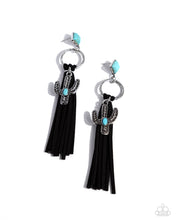 Load image into Gallery viewer, Paparazzi Southwestern Season - Black Earrings
