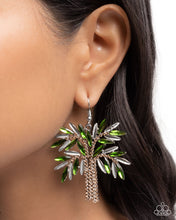 Load image into Gallery viewer, Paparazzi Palm Tree Pizzazz - Green Earrings
