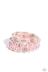 Paparazzi Vastly Vintage - Pink Bracelet