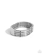 Load image into Gallery viewer, Paparazzi Glistening Getaway - Silver Bracelet
