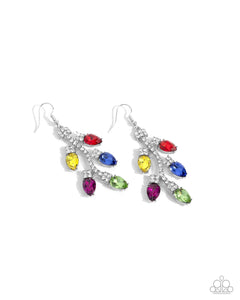 Paparazzi Christmas Lights - Multi Earrings