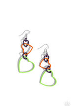 Load image into Gallery viewer, Paparazzi Cascading Crush - Multi Earrings
