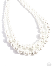 Load image into Gallery viewer, Paparazzi The More The Modest - White Necklace
