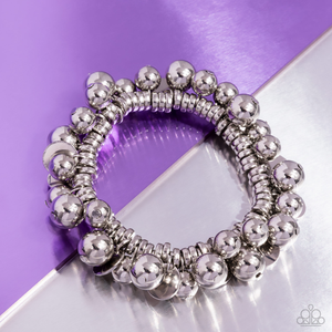 Paparazzi Bauble Beginning - Silver Bracelet