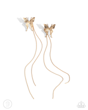 Load image into Gallery viewer, Paparazzi Take Flight - Gold Earrings (Ear Cuffs)
