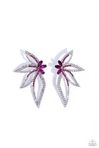 Paparazzi Twinkling Tulip - Pink Earrings (January 2024 Life Of The Party)