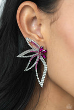 Load image into Gallery viewer, Paparazzi Twinkling Tulip - Pink Earrings (January 2024 Life Of The Party)
