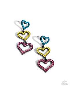 Paparazzi Sweetheart Succession - Pink Earrings