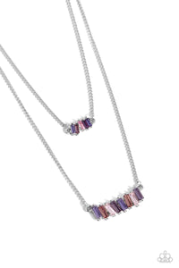 Paparazzi Easygoing Emeralds - Purple Necklace