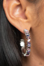 Load image into Gallery viewer, Paparazzi Effortless Emeralds - Purple Earrings
