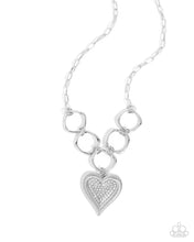 Load image into Gallery viewer, Paparazzi Focused Affection - White Necklace
