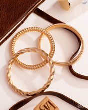 Load image into Gallery viewer, Paparazzi Tailored Texture - Gold Bracelet
