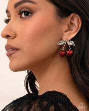 Load image into Gallery viewer, Paparazzi Confident Cherries - Red Earrings
