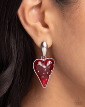 Load image into Gallery viewer, Paparazzi Glossy Goodwill - Red Earrings
