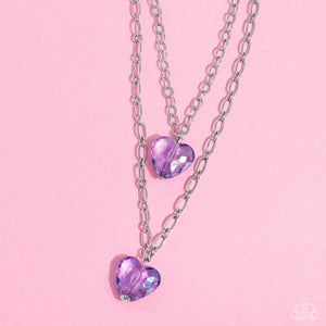Paparazzi Layered Love - Purple Necklace