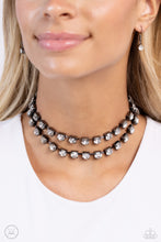 Load image into Gallery viewer, Paparazzi Glistening Gallery - Black Necklace (Choker)
