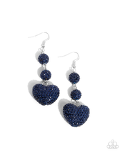 Load image into Gallery viewer, Paparazzi Vision in Shimmer - Blue Earrings
