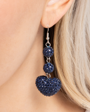 Load image into Gallery viewer, Paparazzi Vision in Shimmer - Blue Earrings
