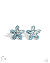 Load image into Gallery viewer, Paparazzi Starfish Serenade - Blue Earrings (Clip On)
