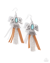 Load image into Gallery viewer, Paparazzi Southwestern Selfie - Blue Earrings
