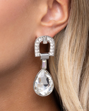 Load image into Gallery viewer, Paparazzi In ARCHING Order - White Earrings
