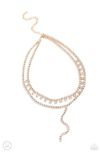Load image into Gallery viewer, Paparazzi Champagne Night - Gold Necklace (Choker)
