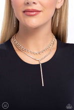 Load image into Gallery viewer, Paparazzi Champagne Night - Gold Necklace (Choker)
