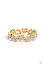 Load image into Gallery viewer, Paparazzi Headliner Heart - Gold Bracelet
