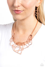 Load image into Gallery viewer, Paparazzi World Shattering - Copper Necklace
