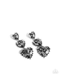 Paparazzi Lovable Lure - Silver Earrings