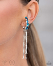 Load image into Gallery viewer, Paparazzi Feminine Fascination - Blue Earrings (July 2024 Fashion Fix)
