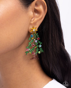 Paparazzi Christmas Credentials - Multi Earrings