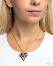 Load image into Gallery viewer, Paparazzi Cheetah Compound - Gold Necklace
