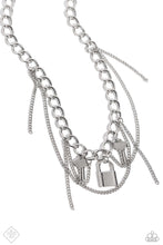 Load image into Gallery viewer, Against the LOCK - Silver Necklace (January 2024 Fashion Fix)
