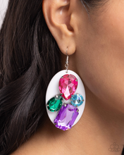 Load image into Gallery viewer, Paparazzi Attention Grabber - White Earrings
