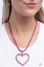 Load image into Gallery viewer, Paparazzi Flirting Fancy - Pink Necklace
