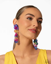 Load image into Gallery viewer, Paparazzi Under the Waves - Purple Earrings (July 2024 Life Of The Party)
