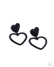 Load image into Gallery viewer, Paparazzi Casual Chemistry - Black Earrings
