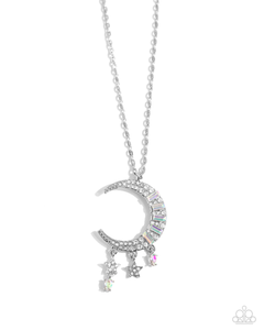 Paparazzi Lunar Landmark - White Necklace