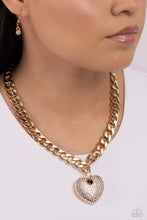 Load image into Gallery viewer, Paparazzi Ardent Affection - Gold Necklace
