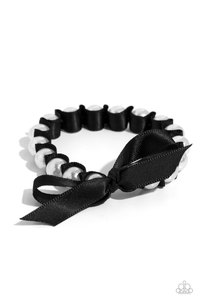 Paparazzi Ribbon Rarity - Black Bracelet