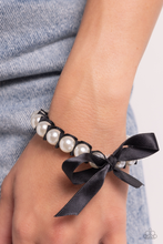 Load image into Gallery viewer, Paparazzi Ribbon Rarity - Black Bracelet
