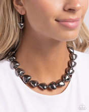 Load image into Gallery viewer, Paparazzi Hello Heartstrings - Black Necklace
