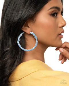 Paparazzi Denim Debut - Blue Earrings