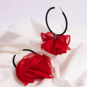 Paparazzi Passionate Promenade - Red Earrings